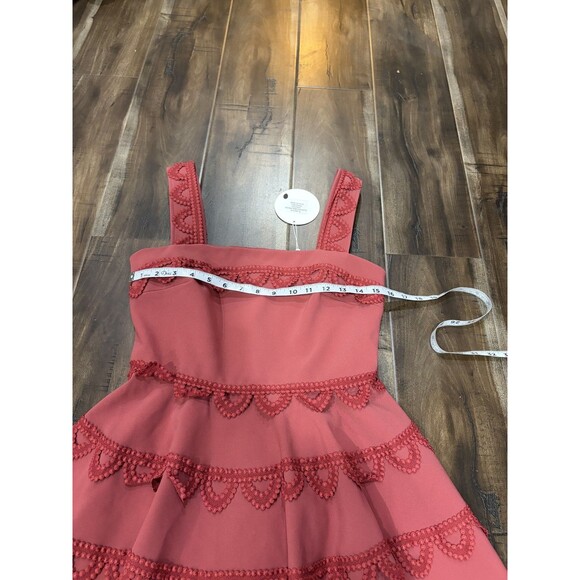 La Maison Talulah - Glossed Mini  Dress sz 2 Lipstick Color - Picture 5 of 10